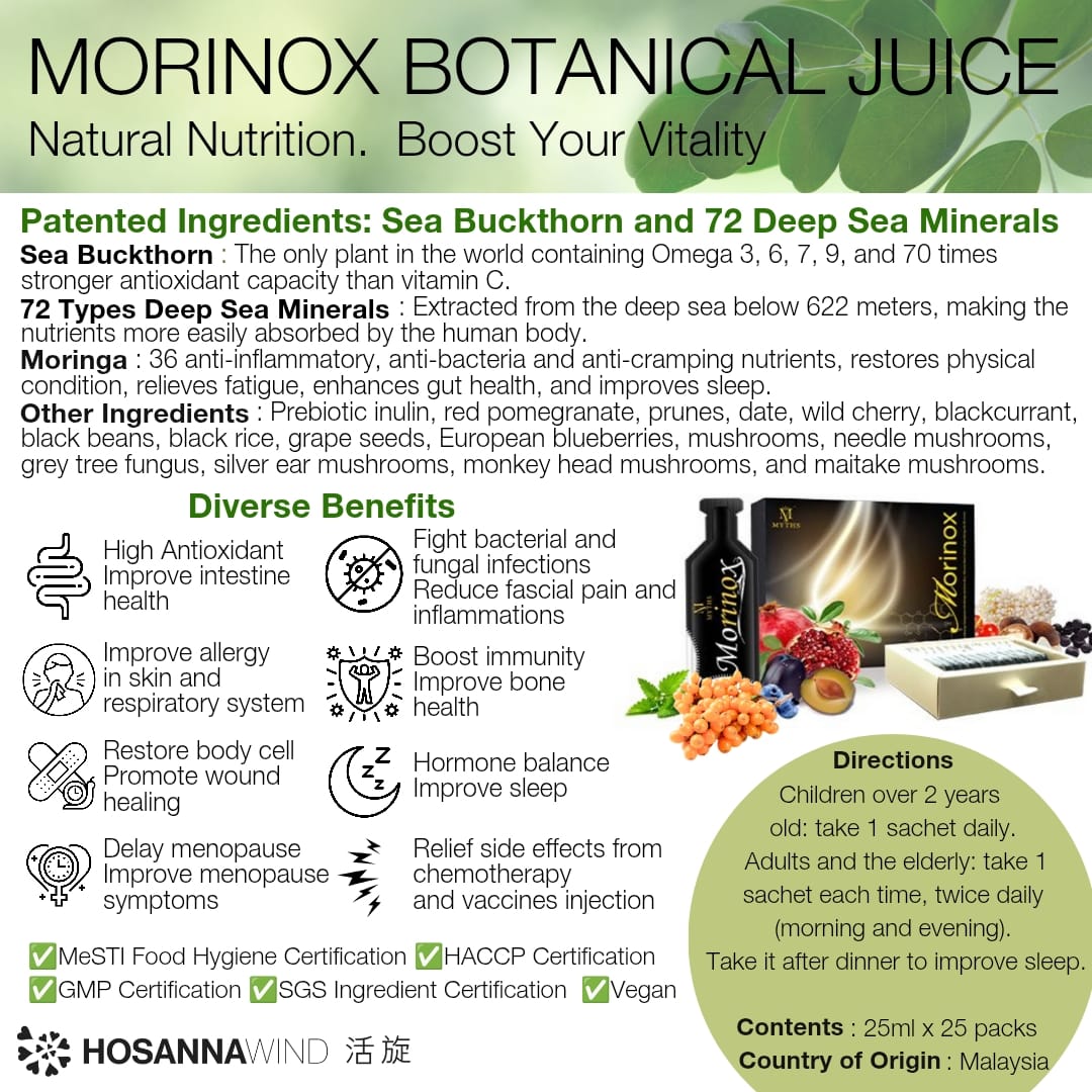 SUPER MORINGA SET (WITH FREE GIFT: MORINOX BOTANICAL JUICE)